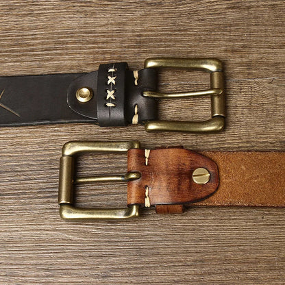 Zenith Buffalo Leather Belt