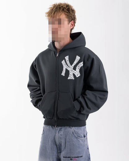 NY ZIP-UP HOODIE